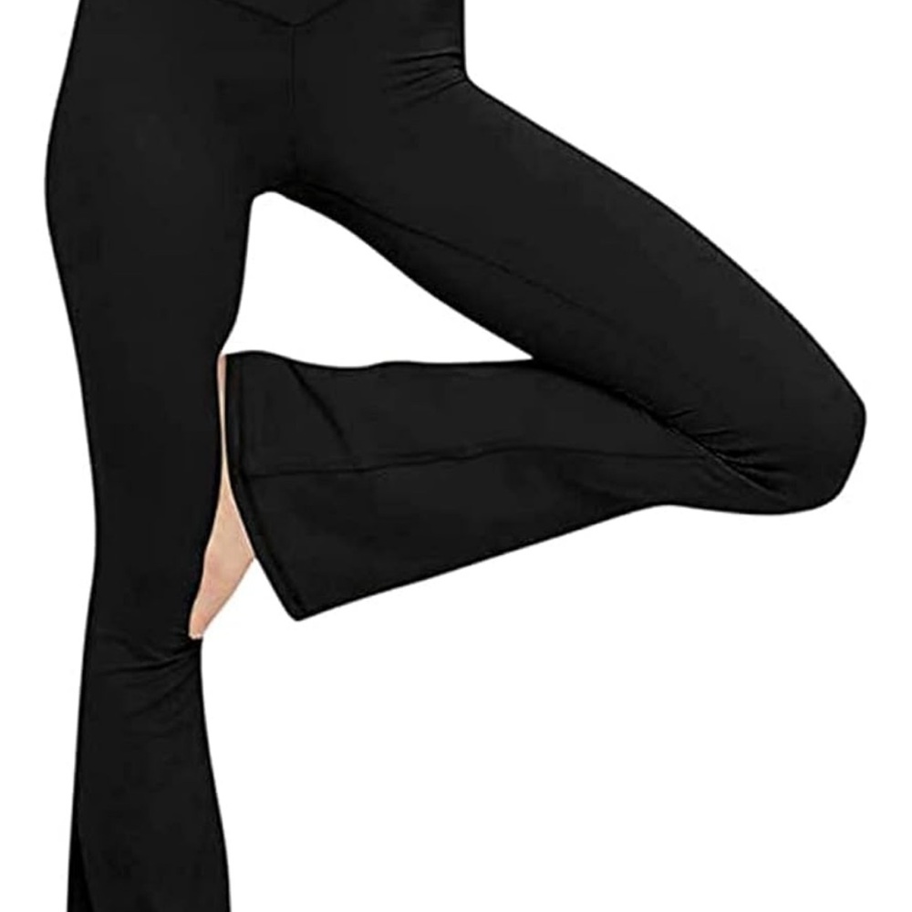 TOPYOGAS Women's Casual Bootleg Yoga Pants V Crossover